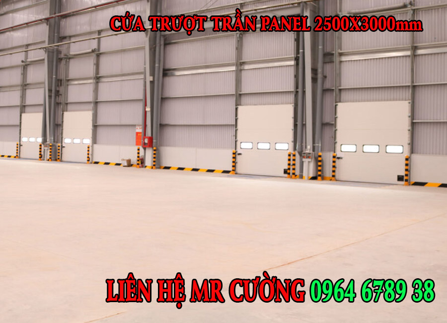 Cửa trượt trần Panel 2500x3000mm